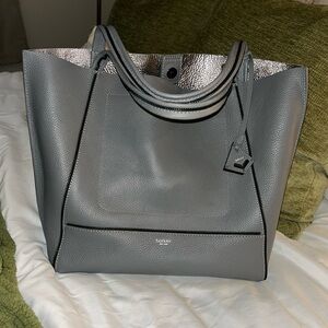 Bolkier Gray and Metallic Tote